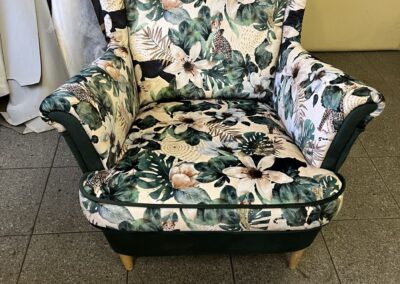 Fotel model uszat po renowacji